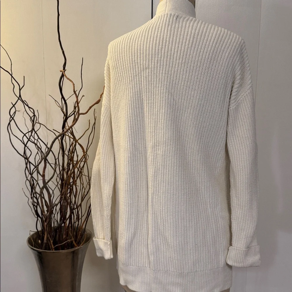 Banana Republic Off-White Knit Button Front Cardigan - Picture 4 of 6